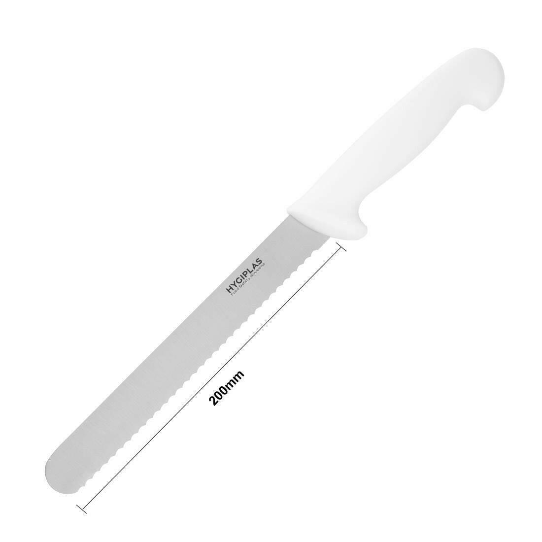 Hygiplas Bread Knife White 20cm
