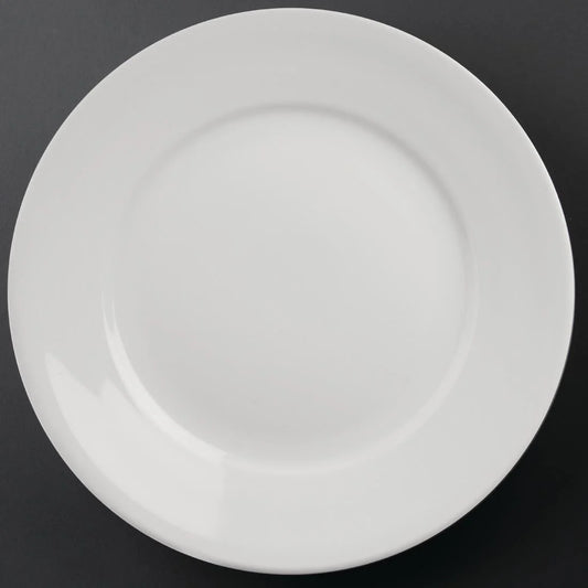 Olympia Athena Wide Rimmed Plates 280mm Case Size 6