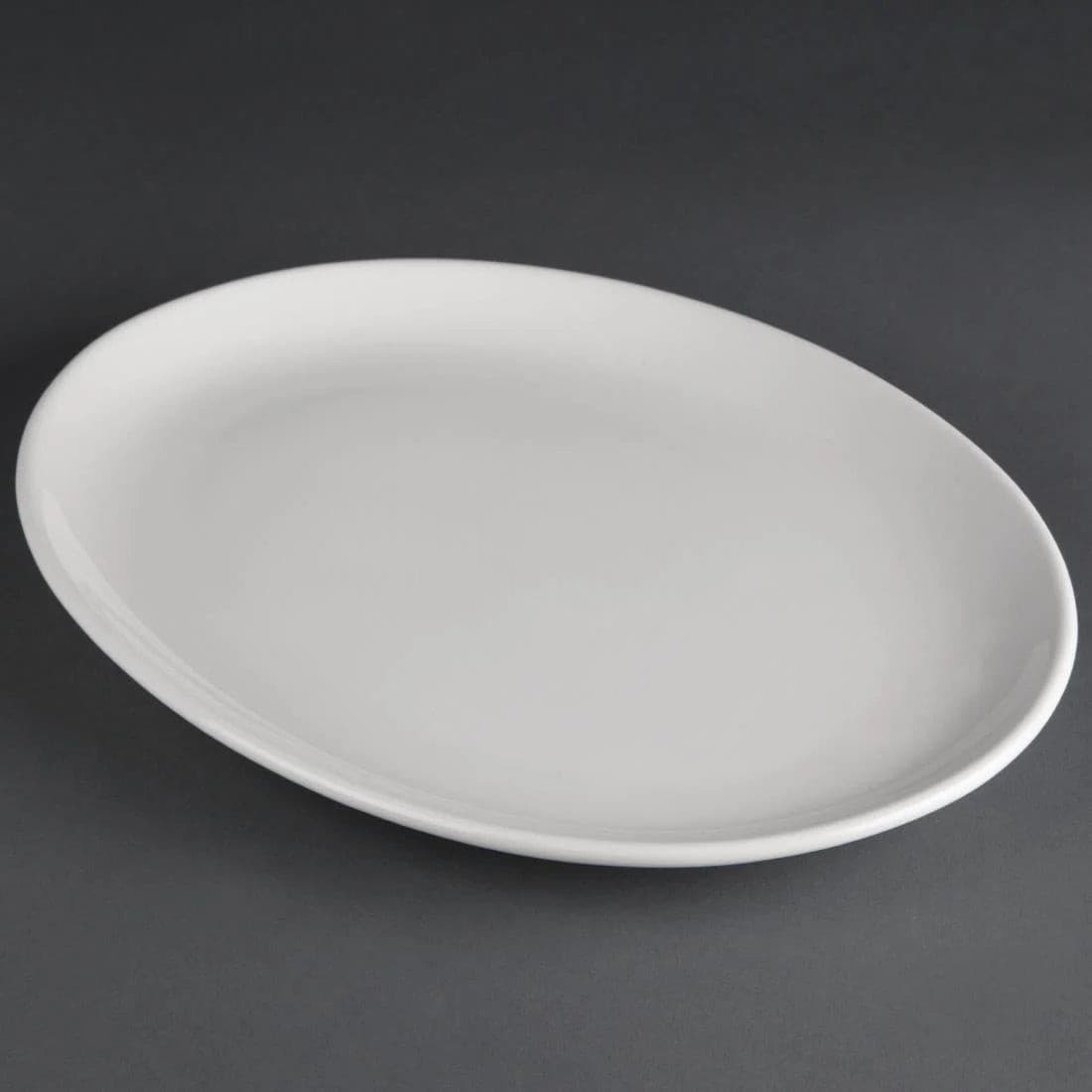 Olympia Athena Oval Coupe Plates 305 x 241mm Case Size 6 - Cater-Connect Ltd