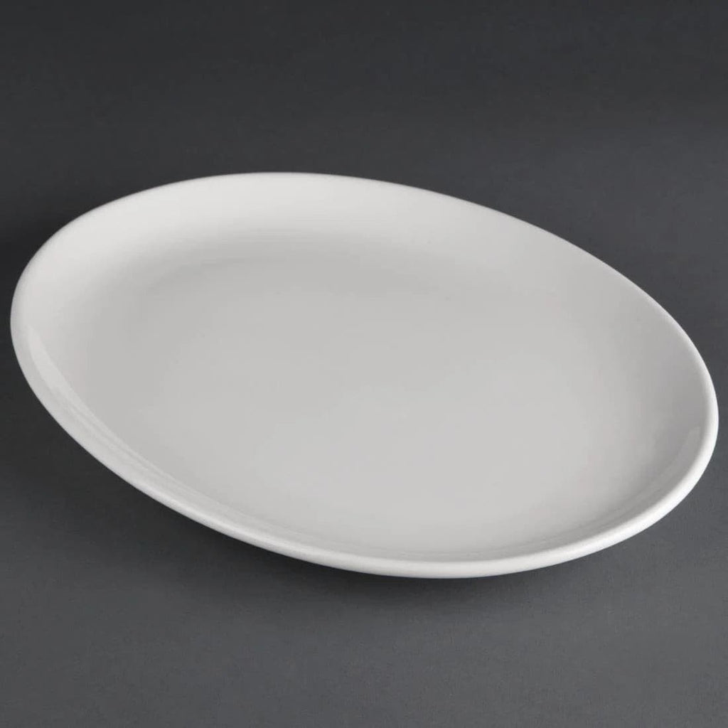 Olympia Athena Oval Coupe Plates 305 x 241mm Case Size 6 - Cater-Connect Ltd