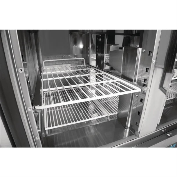 Polar U636 G-Series Double Door Counter Fridge 240 Litres