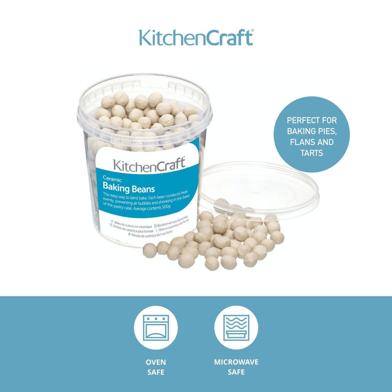 KitchenCraft Tub Of Ceramic Baking Beans 500g.
