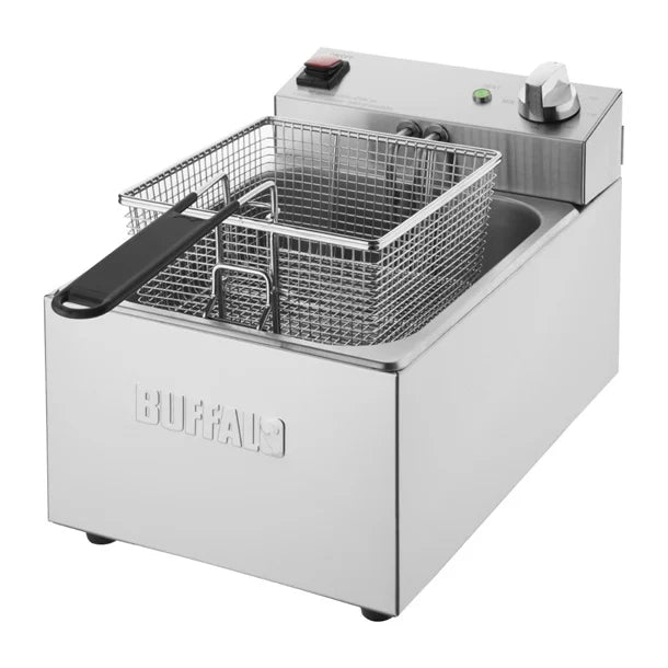 Buffalo CU616 Countertop Single Tank Electric Fryer 5 Litres