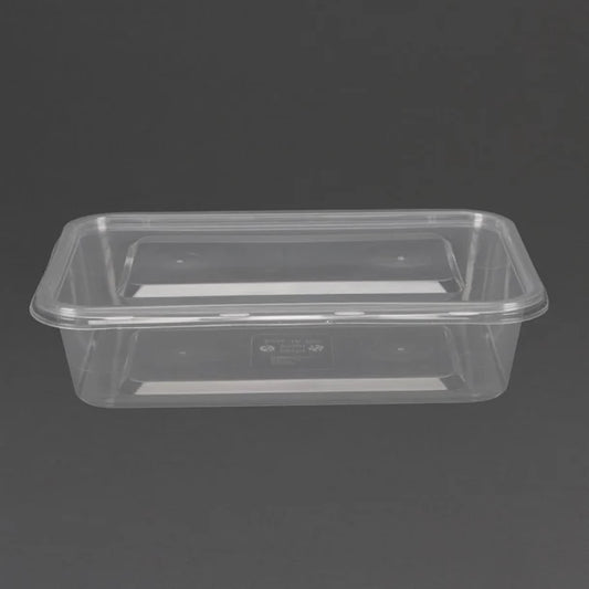 Catering Plastic Microwavable Containers With Lid Small 1000ml - Cater-Connect Ltd