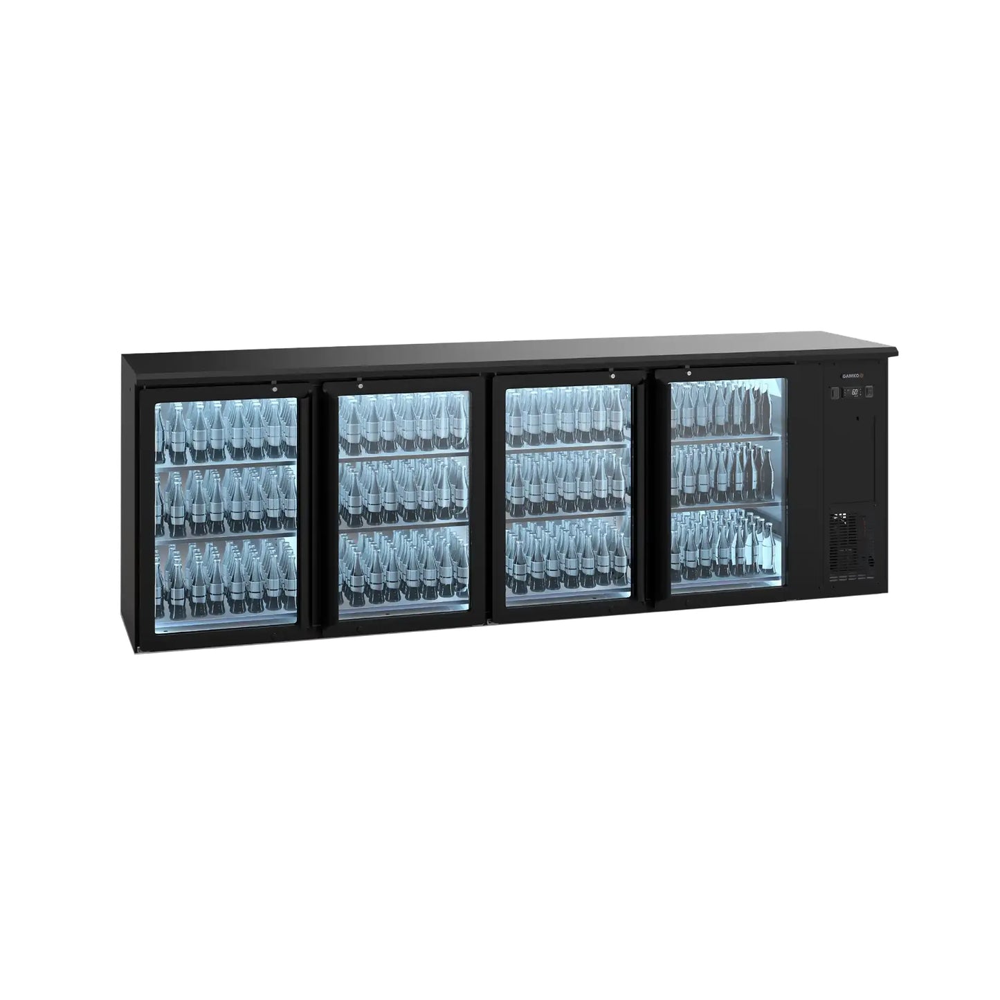 Gamko E3/2222GMU84 Undercounter 4 Door Bottle Cooler 728 Litres