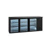 Gamko E3/222GMU84 Undercounter 3 Door Glass Bottle Cooler 537 Litres