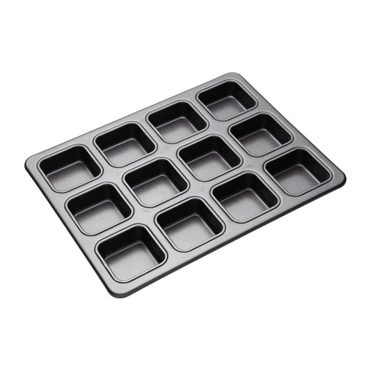 MasterClass Non-Stick 12 Hole Brownie Pan 34cm x 26cm x 2.5cm