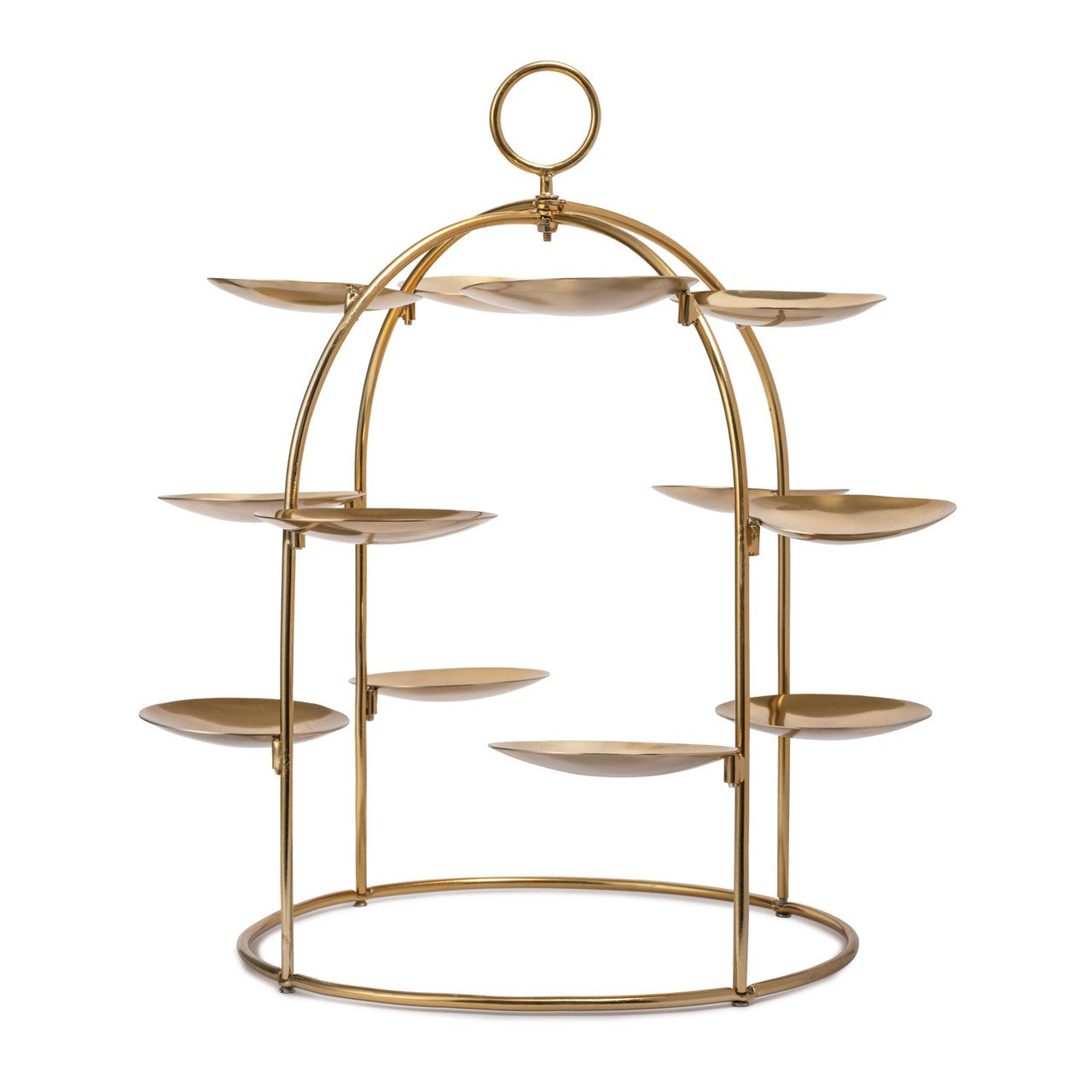 Artesà Brass Canape Serving Tree 37.4cm x 40cm