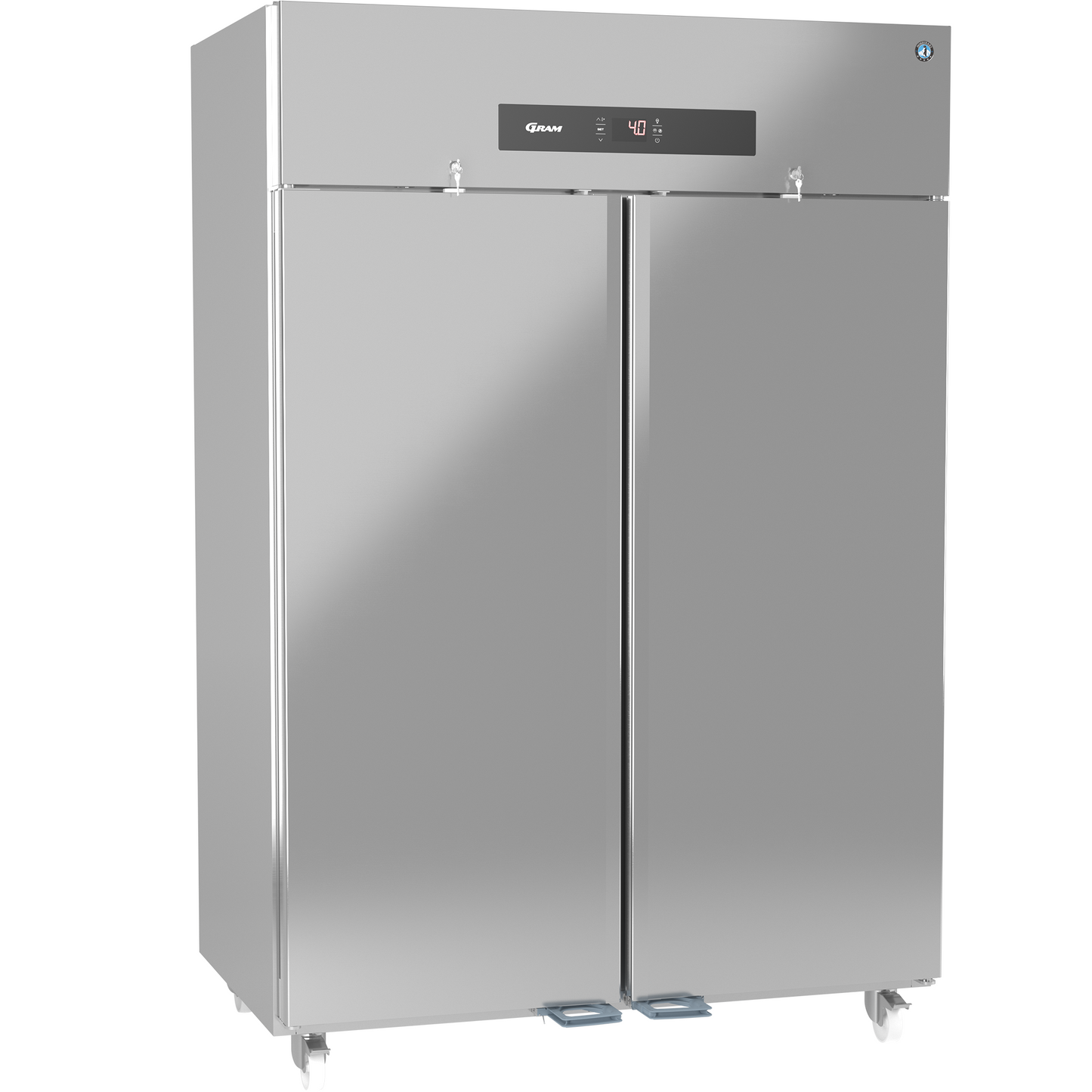 Gram Premier M140CU 140 Upright Double Door Meat Fridge 2/1GN 1400 Litres - Cater-Connect Ltd