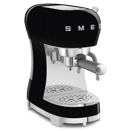 Smeg ECF02BLUK Retro Black Espresso Coffee Machine