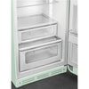 Smeg 50s Retro FAB30LPG5UK Left Hinge Fridge Freezer Pastel Green 294 Litres