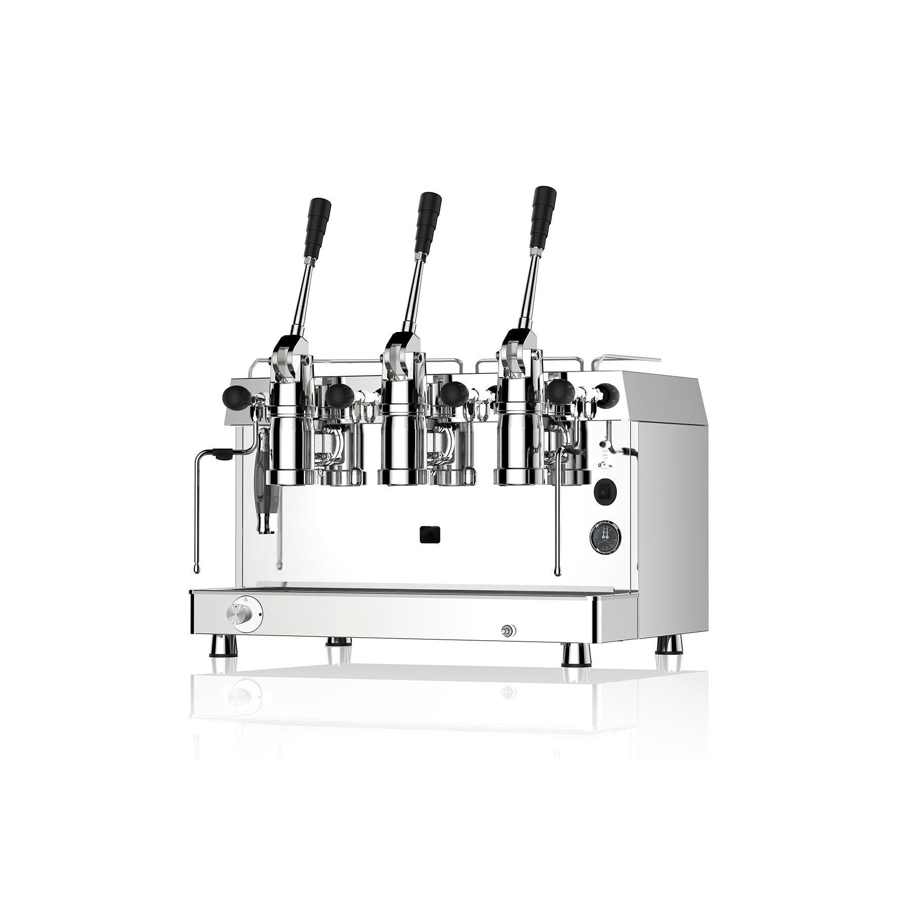 Fracino FCL3-LPG Retro Dual Fuel LPG 3 Group Espresso Coffee Machine.