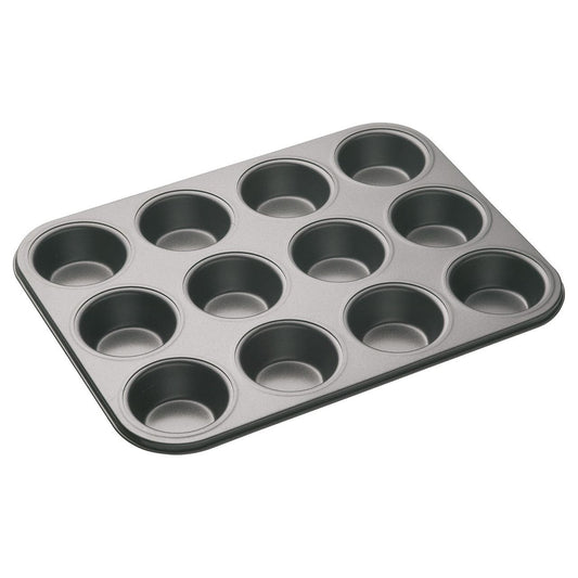 MasterClass Non-Stick 12 Hole Deep Baking Pan