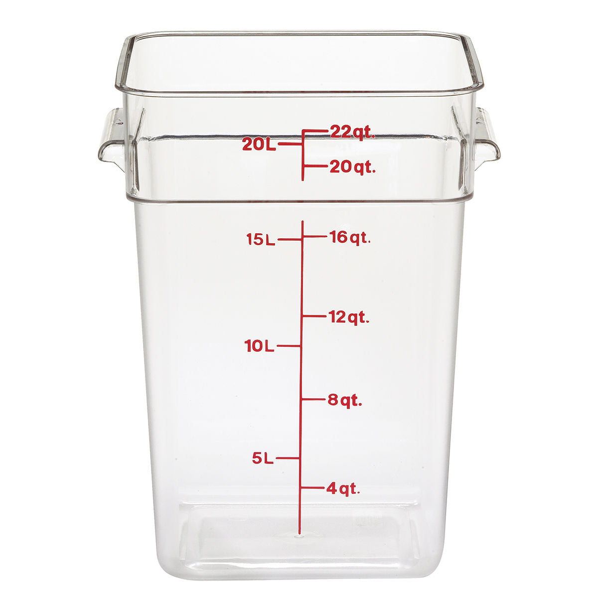 Cambro 22SFSCW135 Camwear CamSqaure Food Container 20.8 Litres