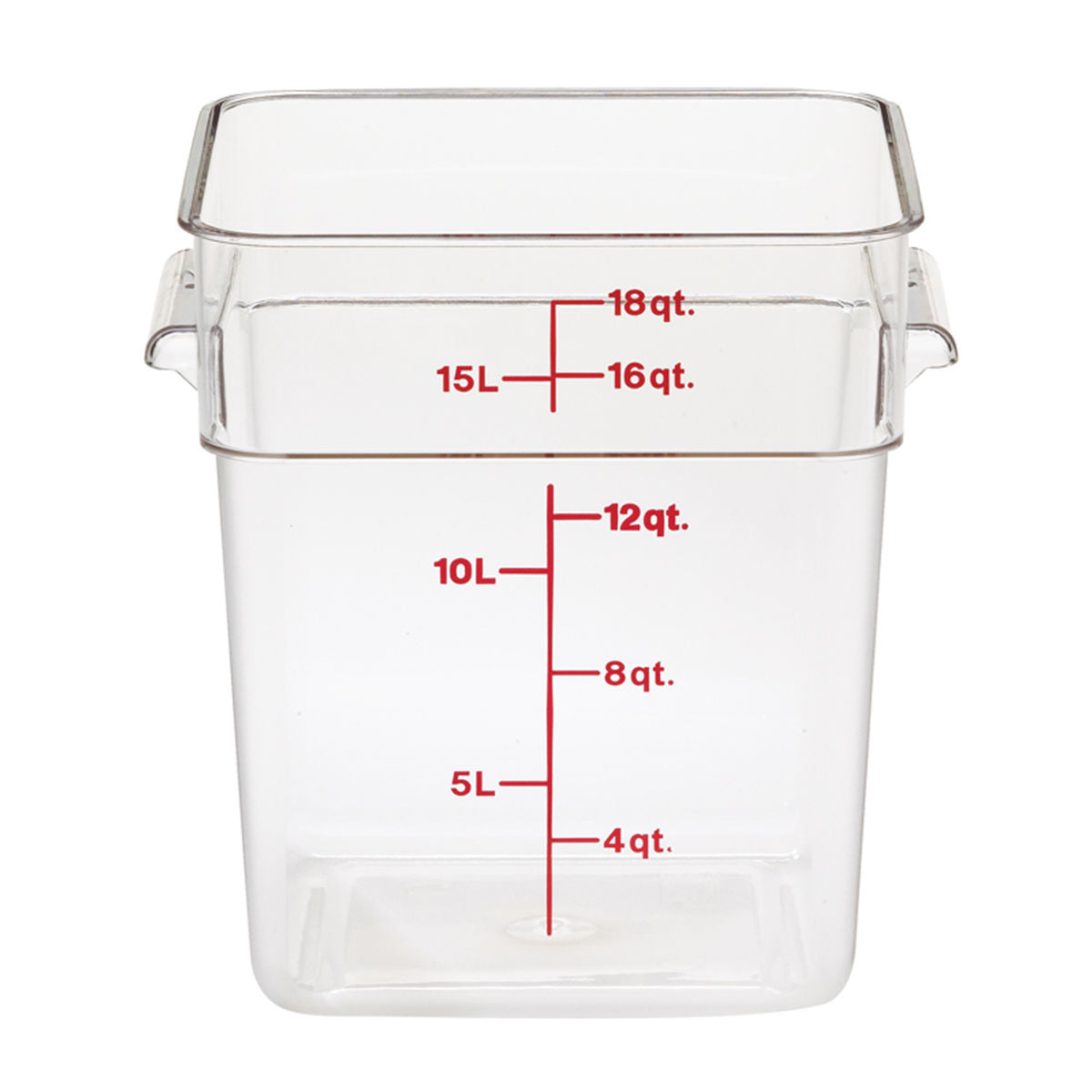 Cambro 18SFSCW135 Camwear CamSqaure Food Container 17.2 Litres