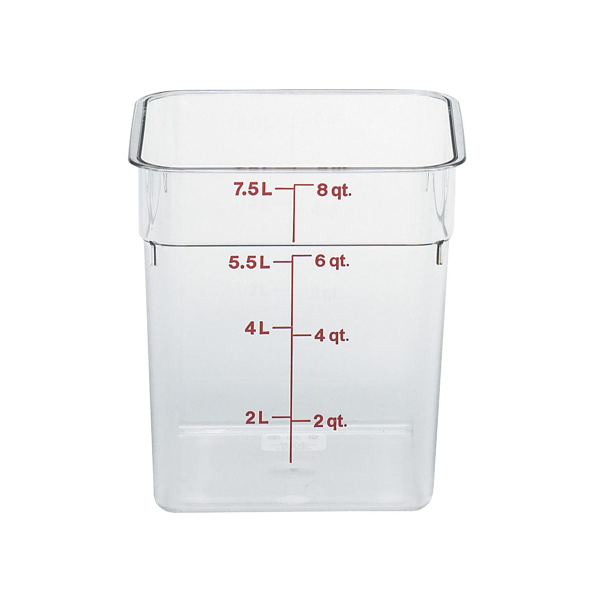 Cambro 8SFSCW135 Camwear CamSqaure Food Container 7.6 Litres