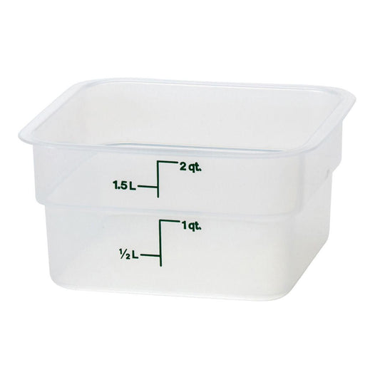 Cambro Translucent CamSquare Food Container 1.9 Litres