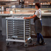 Cambro 2/1 Gastronorm 9 Tier Food Trolley.