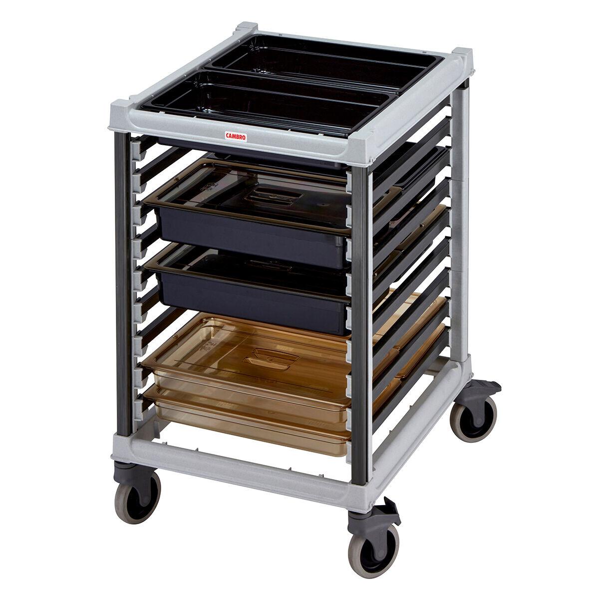 Cambro 2/1 Gastronorm 9 Tier Food Trolley.