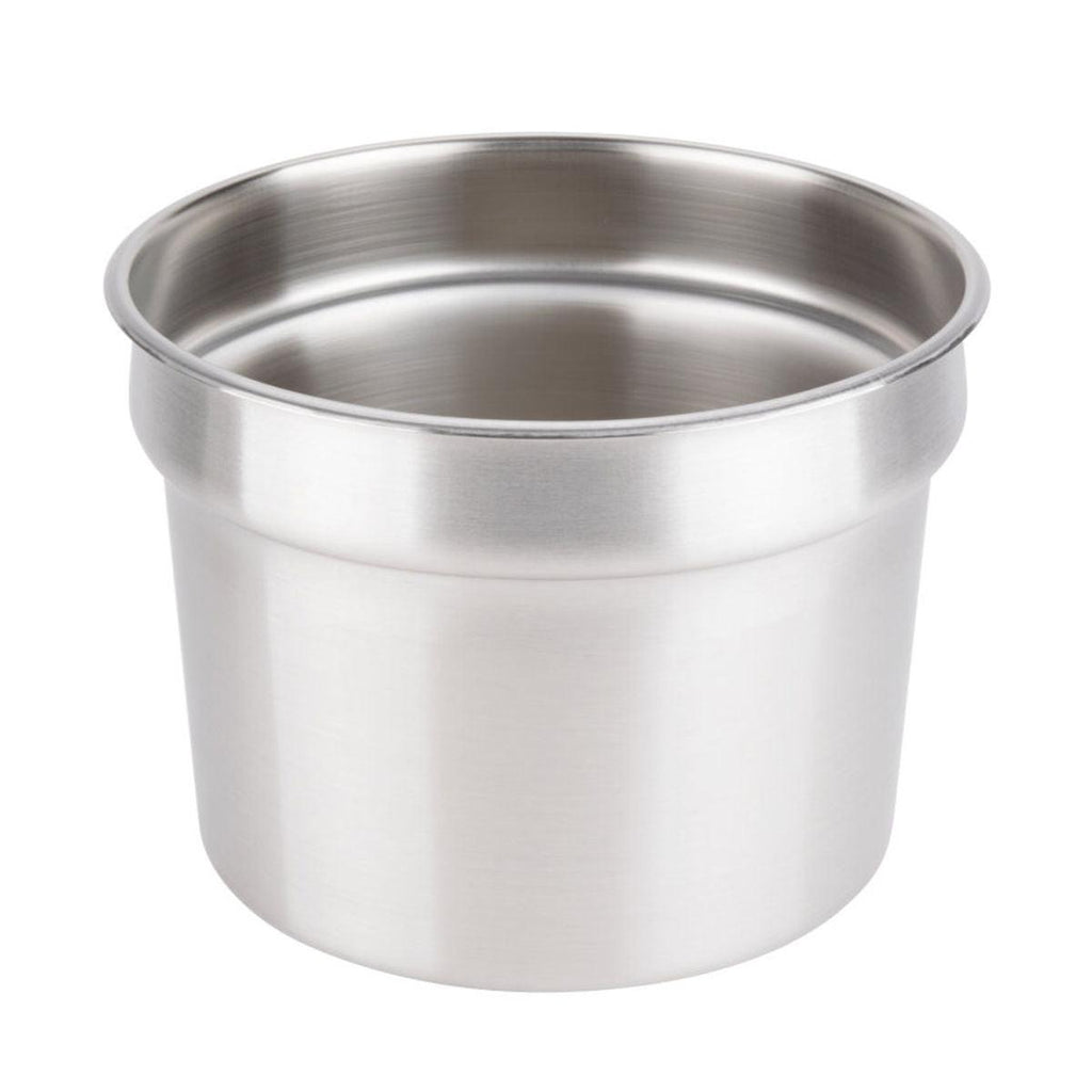 Vollrath Stainless Steel Ø295 x D208mm Bain Marie Round Insert 10.4 Litres.