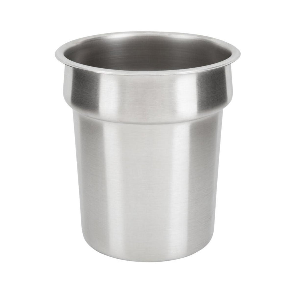Vollrath Stainless Steel Ø189 x D208mm Bain Marie Round Insert 3.9 Litres.