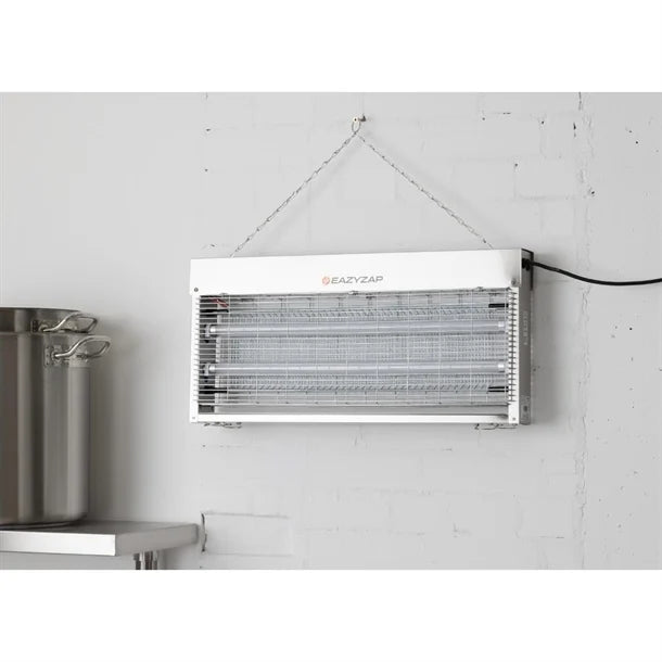 Eazyzap Energy Efficient Stainless Steel LED Fly Killer 150m²