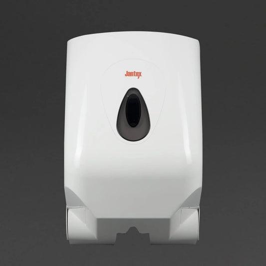 Jantex Centrefeed Roll Dispenser White - Cater-Connect Ltd