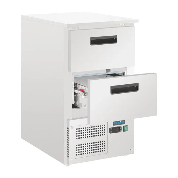 Polar GH332 G-Series Counter Fridge With 2 x 1/1GN Drawers 65 Litres