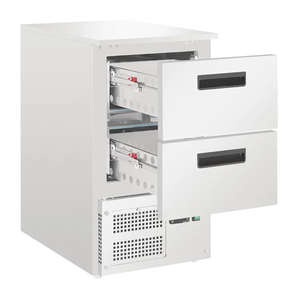 Polar GH332 G-Series Counter Fridge With 2 x 1/1GN Drawers 65 Litres