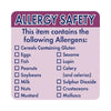 Hygiplas Allergen Food Labels 500 Pack