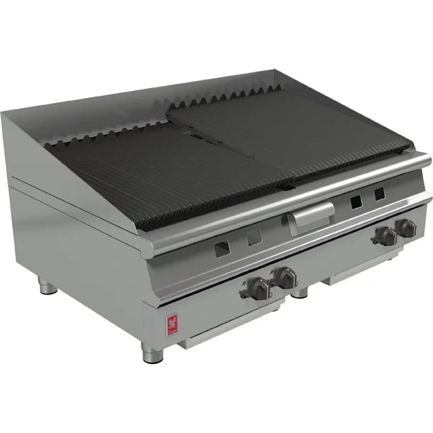 Falcon Dominator Plus G31225 Countertop Gas Chargrill 1200mm 31.8kW