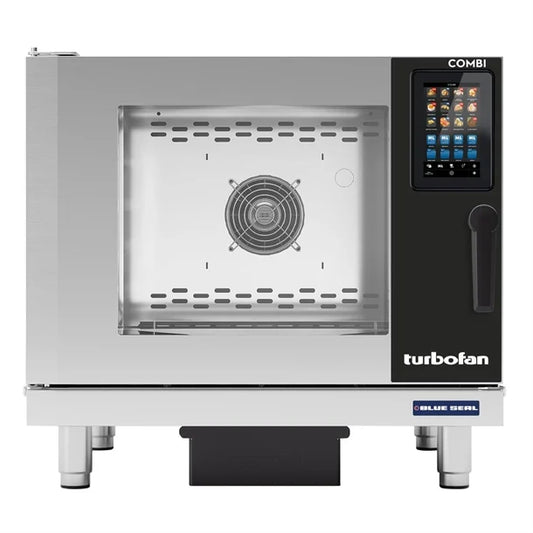Blue Seal EC40D5 Turbofan Digital Electric Combi Oven 5x 1/1GN