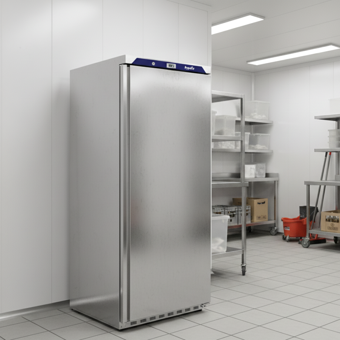 Prodis HC610FSS Upright Stainless Steel Single Door Freezer 620 Litres
