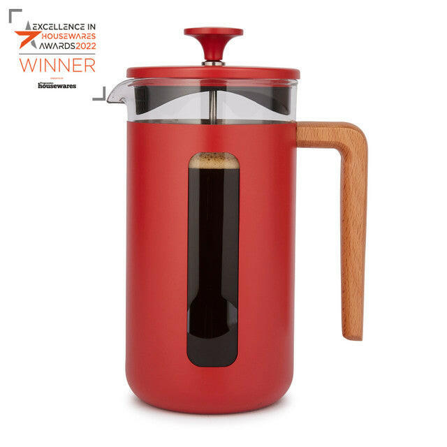 La Cafetière Pisa Cafetiere Red 8-Cup 1 Litre