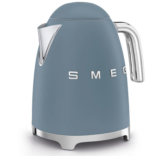 Smeg KLF03SBMUK Retro Matte Storm Blue Kettle 1.7 Litres