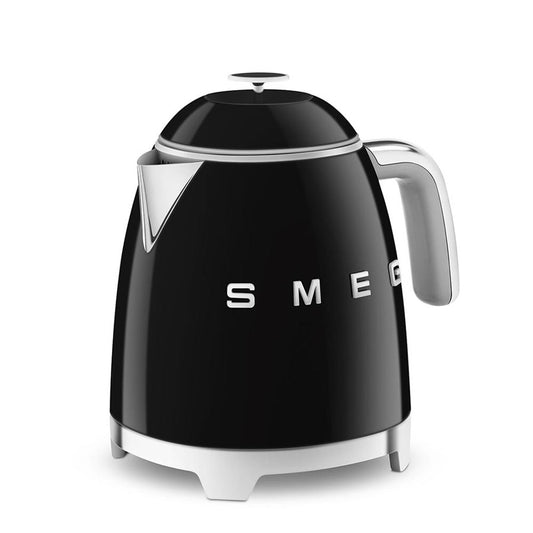 Smeg KLF05BLUK Small Retro Black Kettle 0.8 Litres