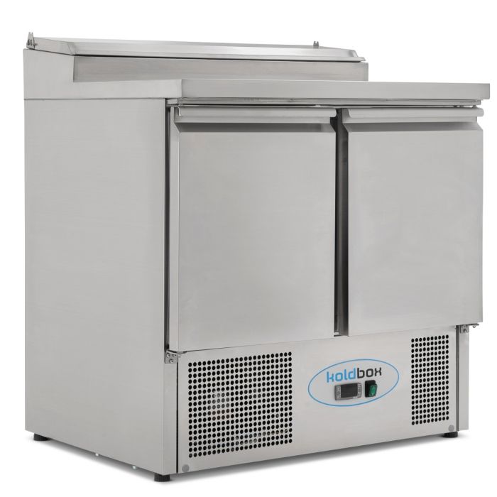 Koldbox KXCC2-SAL Double Door Saladette Counter Fridge 240 Litres