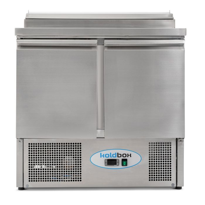 Koldbox KXCC2-SAL Double Door Saladette Counter Fridge 240 Litres
