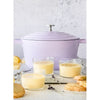 MasterClass Lightweight 4 Litre Lavender Casserole Dish With Lid