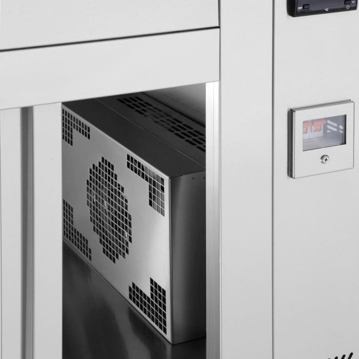 Inomak MJV711 Bain Marie 3 x 1/1GN Heated Base With Sneeze Guard.