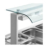Inomak MVV714 Wet Well Bain Marie 4 x 1/1GN With Sneeze Guard.
