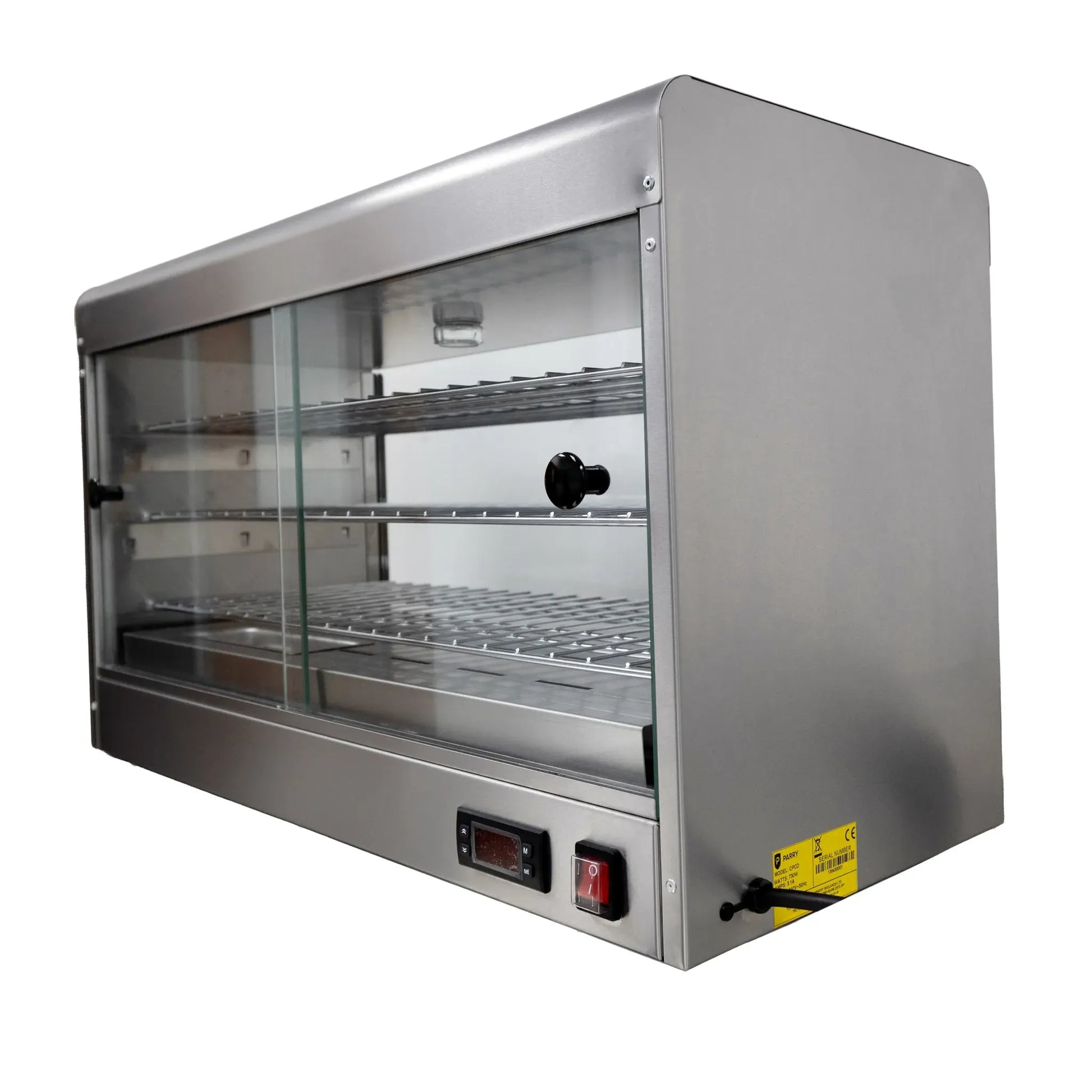Parry CPCD 3 Tier Heated Pie Cabinet.