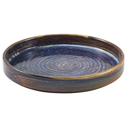 GenWare Terra Porcelain Aqua Blue Presentation Plate 21cm Case Size 6