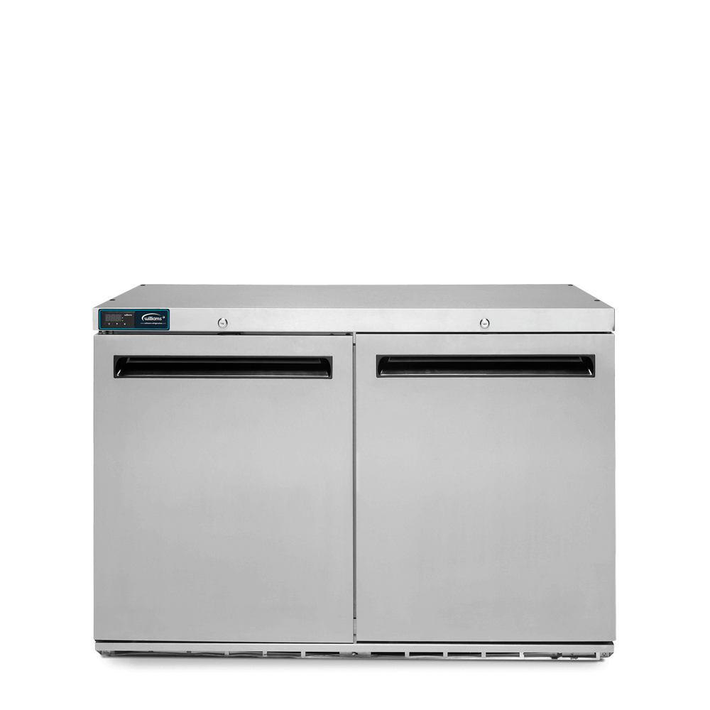 Williams HA280-SA Amber Double Door Undercounter Refrigerator 267L