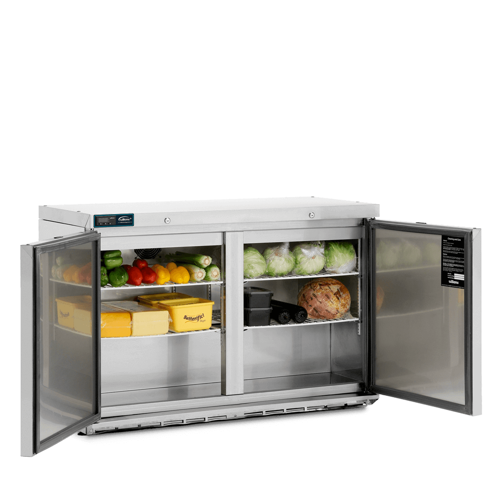 Williams HA280-SA Amber Double Door Undercounter Refrigerator 267L