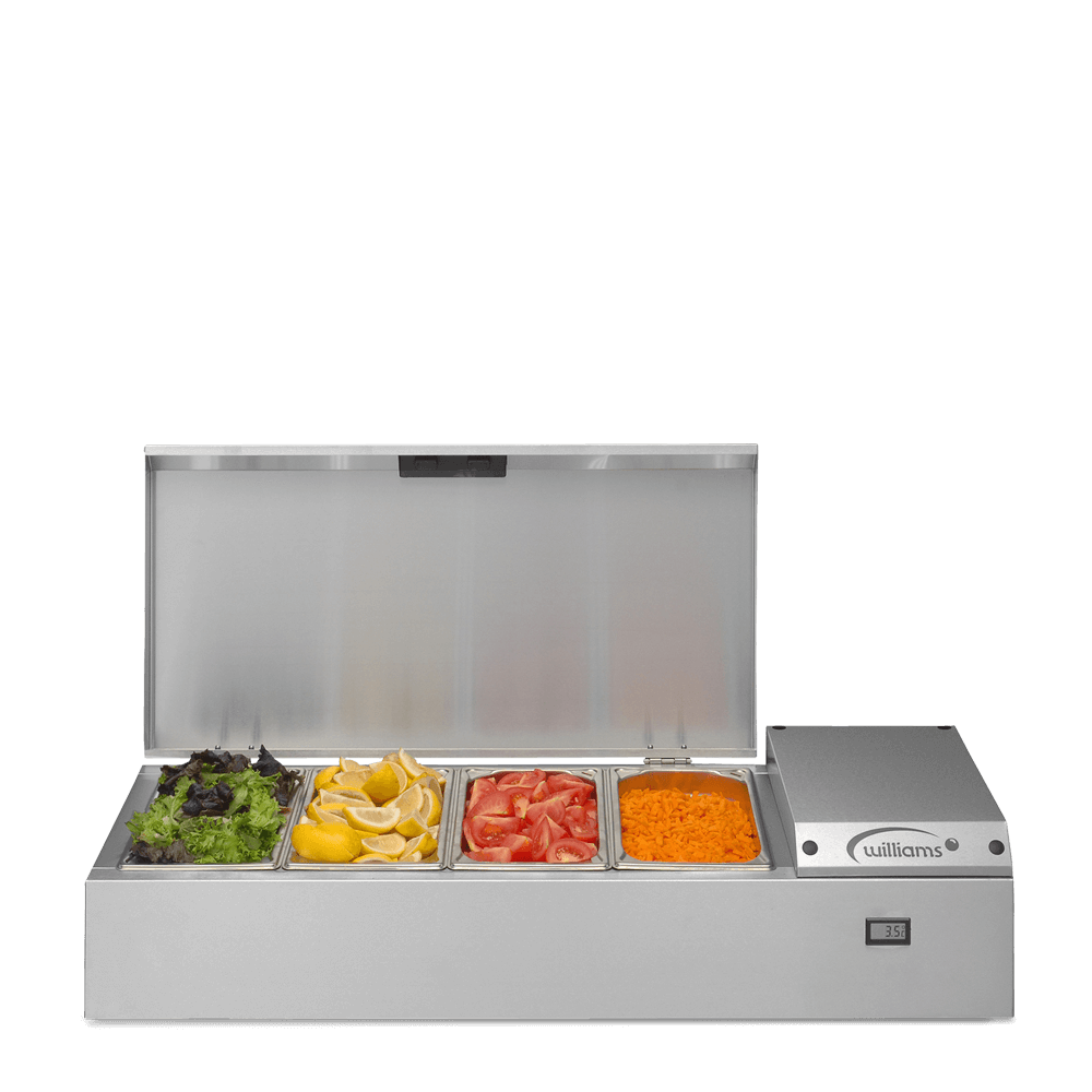 Williams TW9-SS Thermowell Refrigerated Stainless Steel 4 x 1/3GN