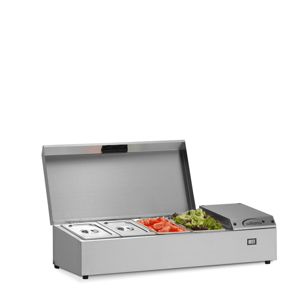 Williams TW9-SS Thermowell Refrigerated Stainless Steel 4 x 1/3GN