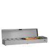 Williams TW18-SS Stainless Steel Thermowell Refrigerated Topping Shelf 1862mm