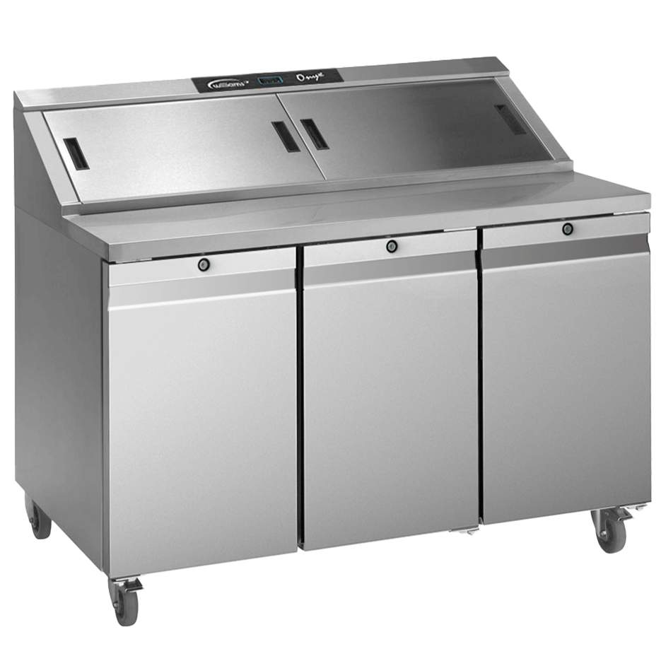Williams Onyx HCPC3-SS 3 Door Refrigerated Prep Counter 613 Litres