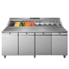 Williams Onyx HCPC4-SS Four Door Refrigerated Prep Counter 828 Litres